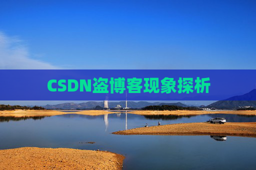 CSDN盗博客现象探析